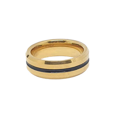 טבעת טנגסטון זהב1