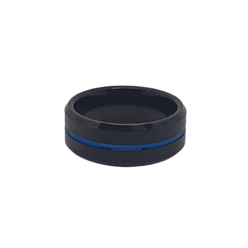 טבעת עם ריקוע כחול