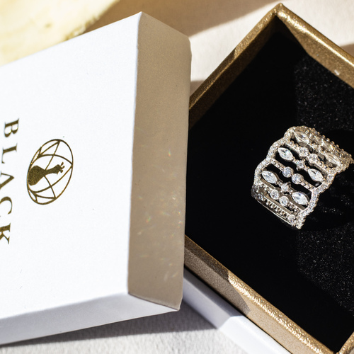 טבעת כסף רשת1