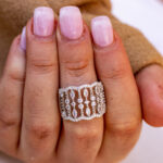 טבעת כסף רשת2