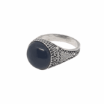 טבעת כסף אבן לגבר1