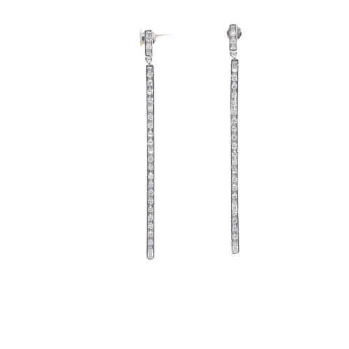 עגיל כסף נופל