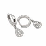 עגילי חישוק טיפה