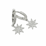 עגילי חישוק כוכב 1