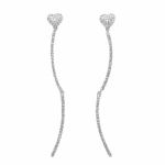 עגילי כסף נופלים 1