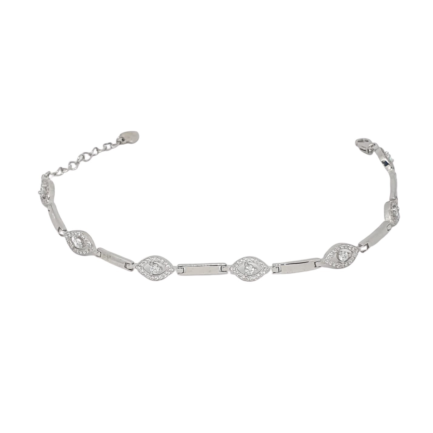 צמיד כסף לאישה עיניים