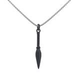 שרשרת חנית שחור