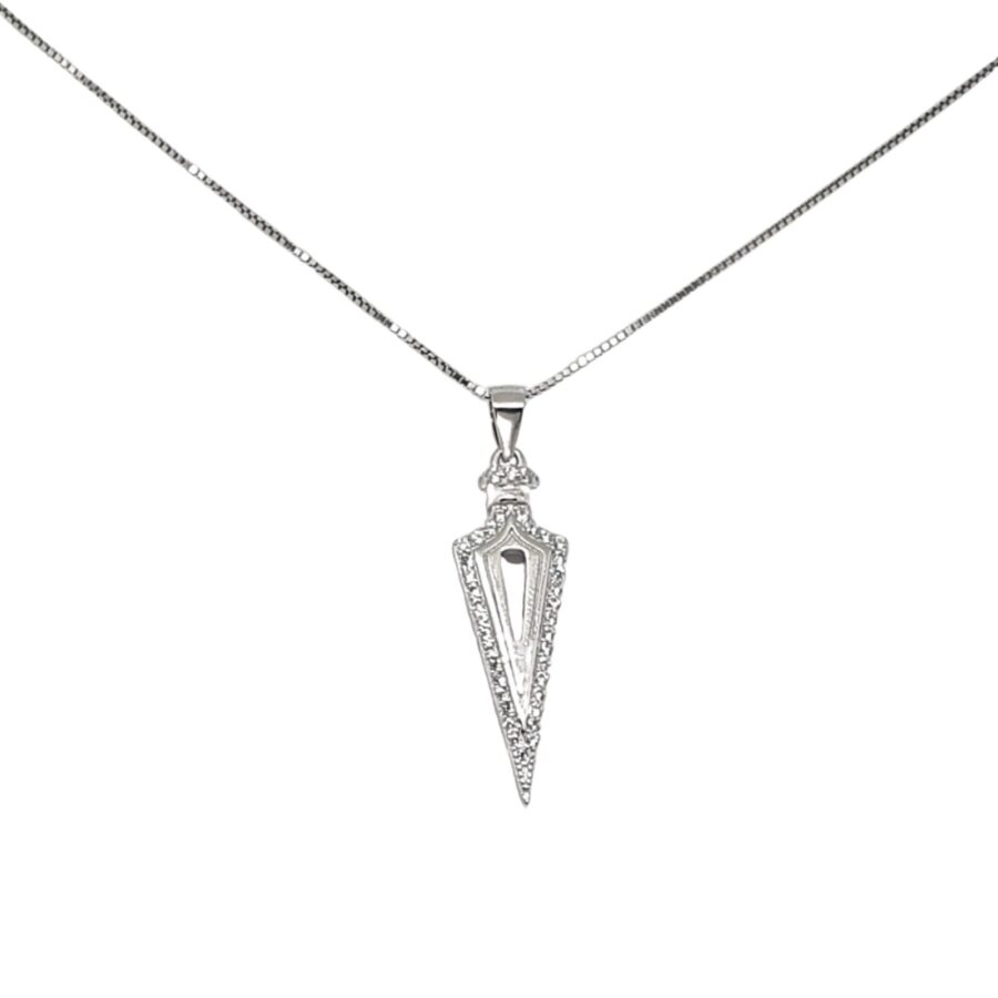 שרשרת חץ משובץ