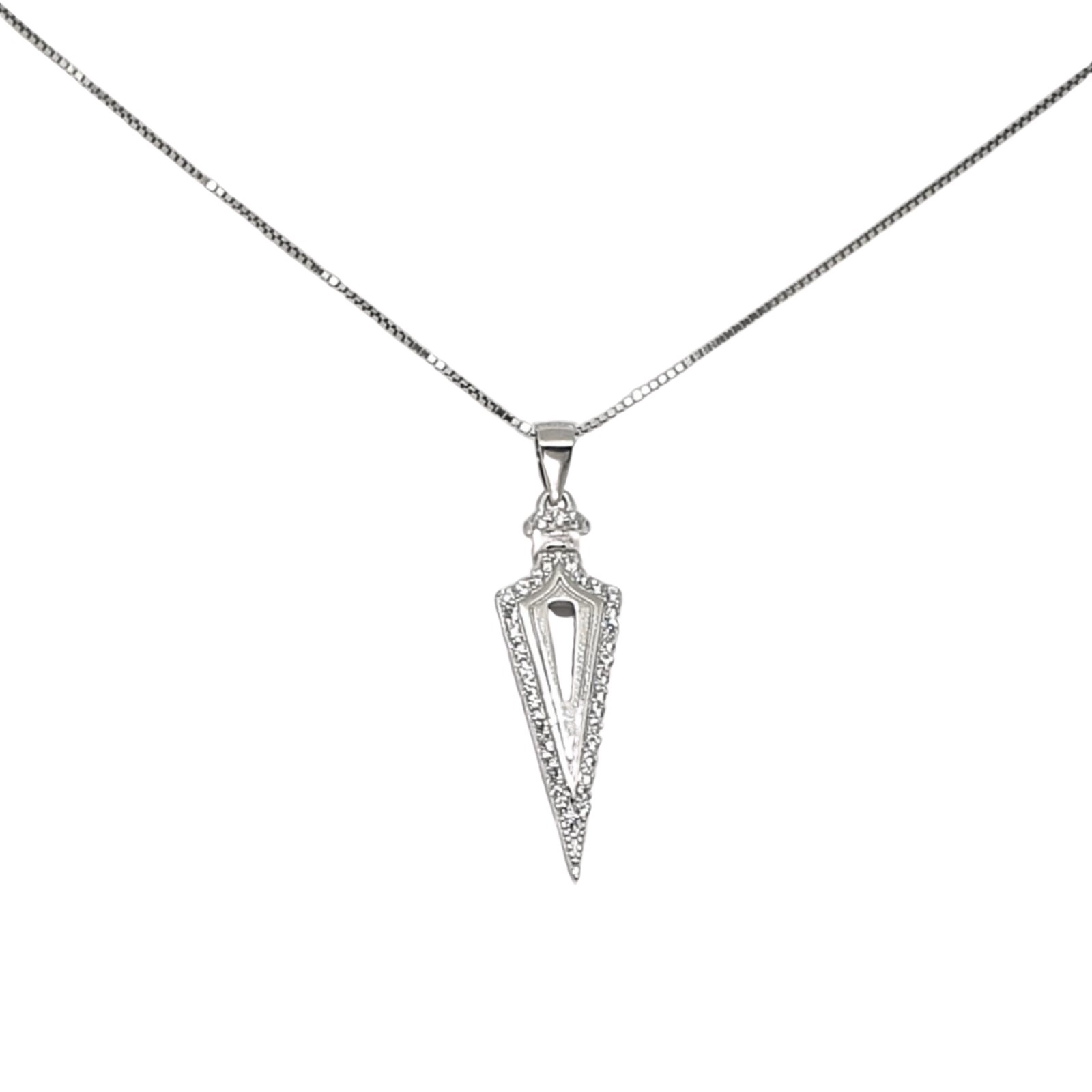 שרשרת חץ משובץ