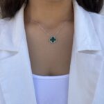 שרשרת כסף תלתן 1