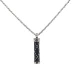 שרשרת מזוזה שחורה