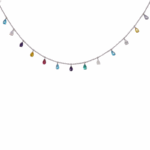 שרשרת צוקר טיפות ציבעונית