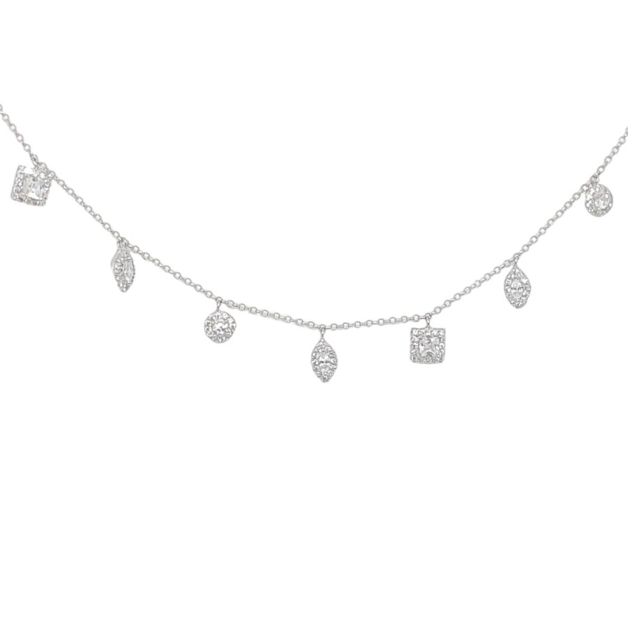 שרשרת צוקר ריבוע ועגול