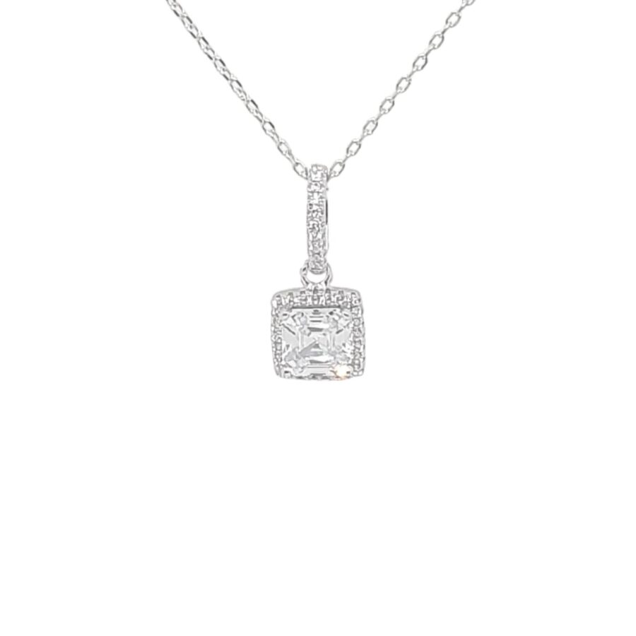 שרשרת תליון ריבוע