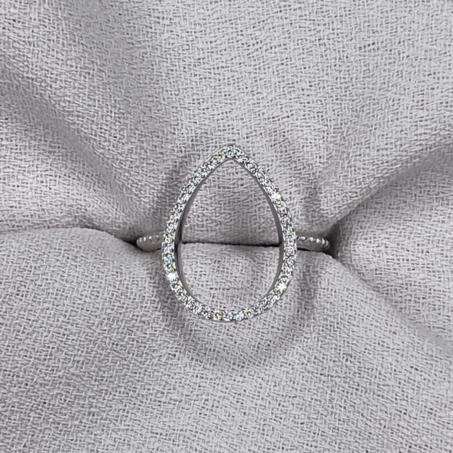 טבעת כסף טיפה 1 1 Scaled