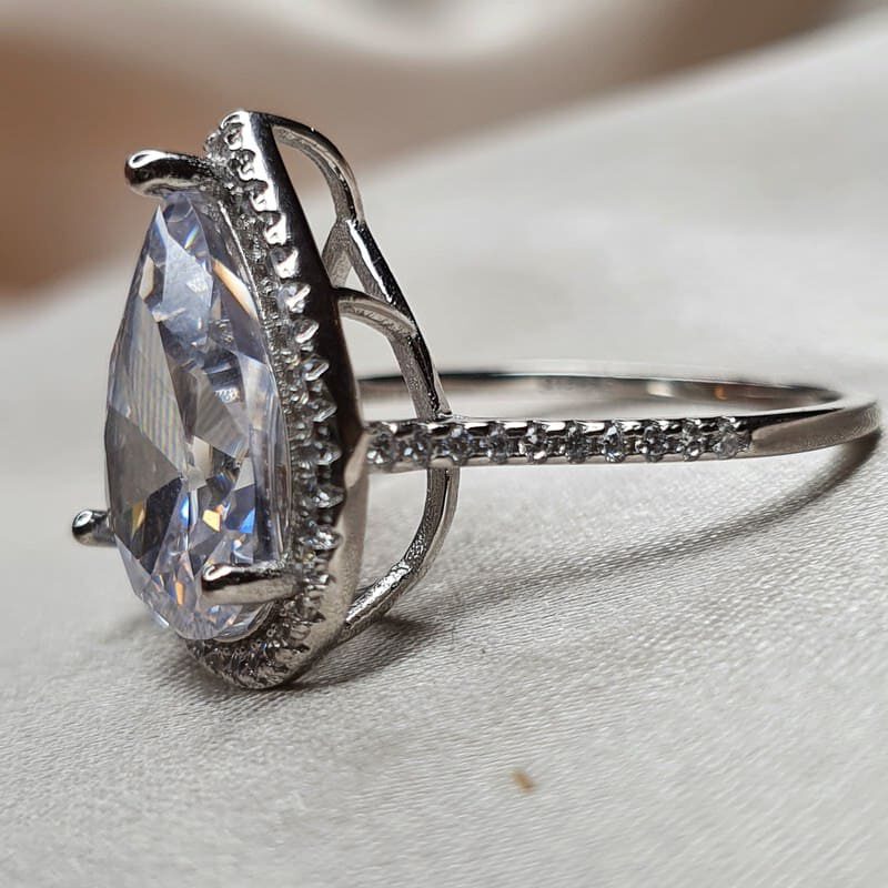 טבעת כסף טיפה 2 E1625843790374