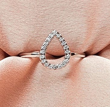 טבעת כסף טיפה חלול 2 E1626193876657