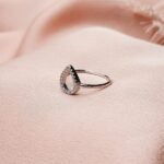 טבעת כסף טיפה חלול 4