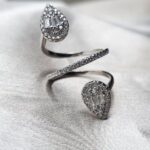 טבעת כסף טיפות 3 E1626010358703