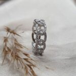 טבעת כסף לולאות 2