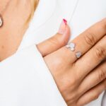 טבעת כסף מיקי מאוס לב