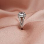 טבעת כסף סוליטר 2 שורות 3 1