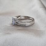 טבעת כסף סוליטר 2 שורות 3 E1625846754902