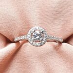 טבעת כסף סוליטר עגול 1