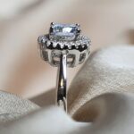 טבעת כסף סוליטר עגול 2 2