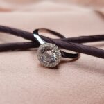 טבעת כסף סוליטר עגול 4 1