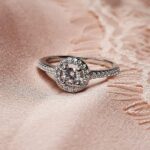 טבעת כסף סוליטר עגול 4