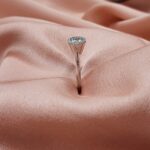 טבעת כסף סוליטר עגול 5 Rotated