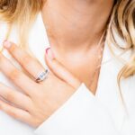 טבעת כסף סוליטר ריבוע 2