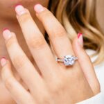 טבעת כסף סוליטר ריבוע 4