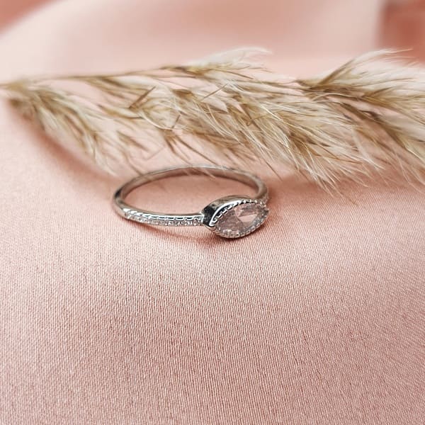 טבעת כסף עין 1