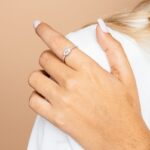 טבעת כסף עין קטנה