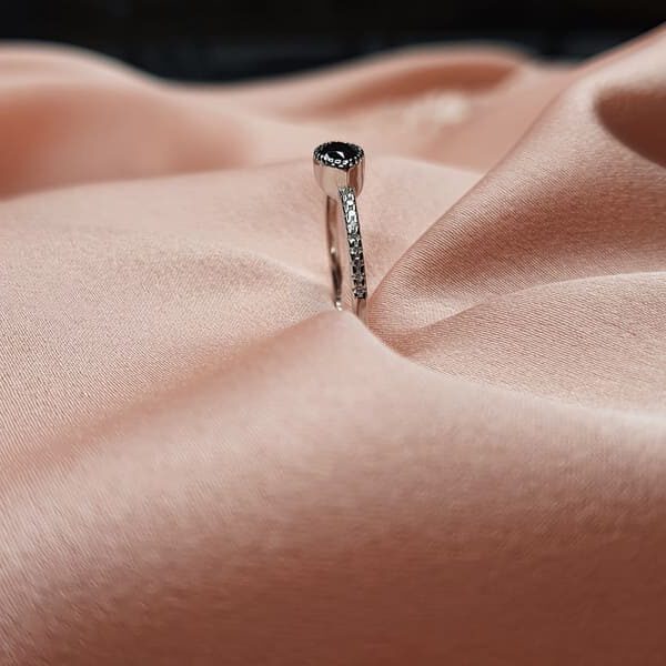 טבעת כסף עין שחורה 1 E1626184521201