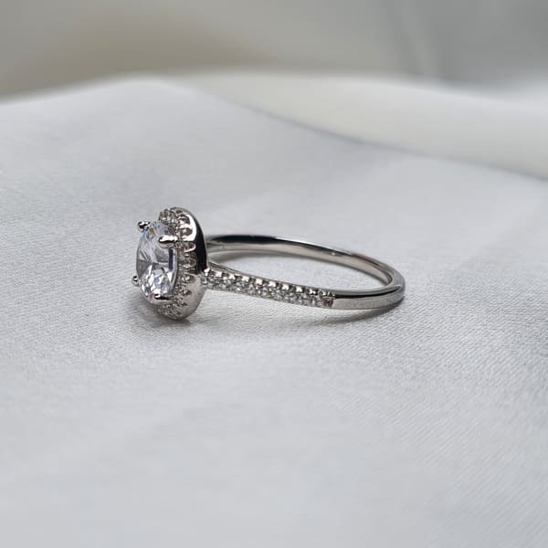 טבעת סוליטר עגול 1