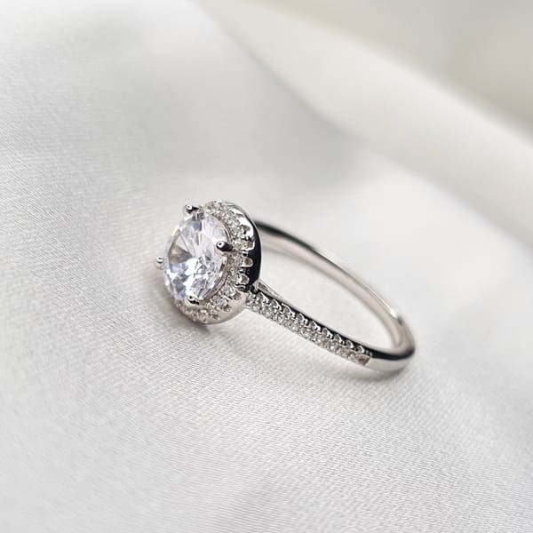 טבעת סוליטר עגול 3