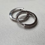 עגילי כסף חישוק 2 Rotated