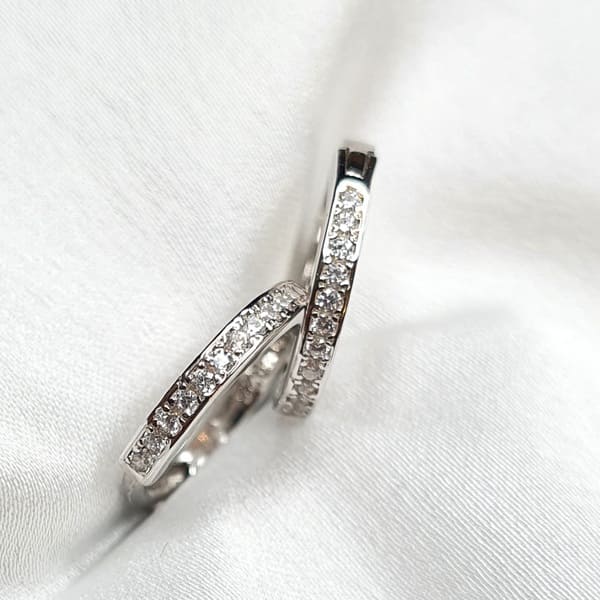 עגילי כסף חישוק 3