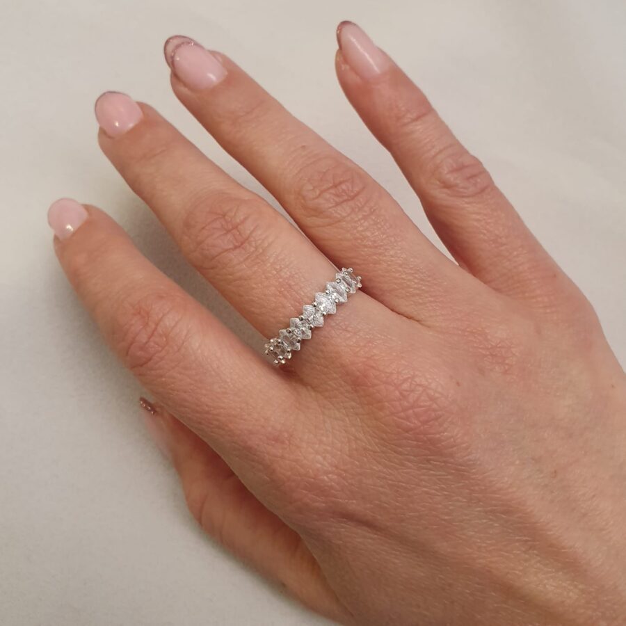 טבעת כסף עדינה