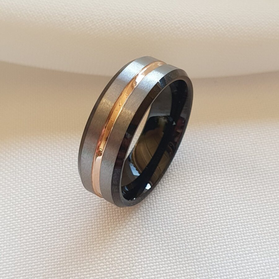 טבעת טנגסטון לגבר 4 Rotated