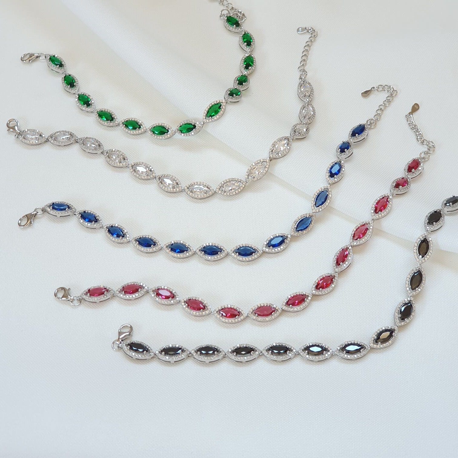 צמיד כסף טניס לאישה 10 E1657838217423