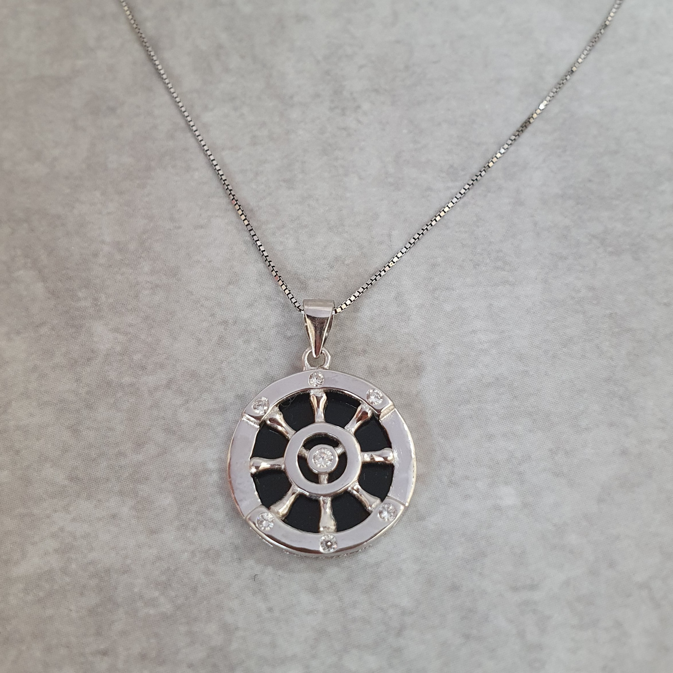 שרשרת תליון כסף לגבר 3