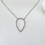 שרשרת כסף טיפה