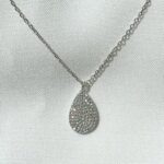 שרשרת כסף טיפה לאישה E1661095089290