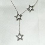 שרשרת עניבה כוכבים לאישה E1661251647440