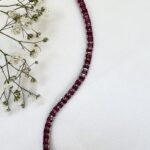 צמיד כסף טניס זרקון ורוד