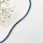 צמיד כסף לאישה זרקון כחול